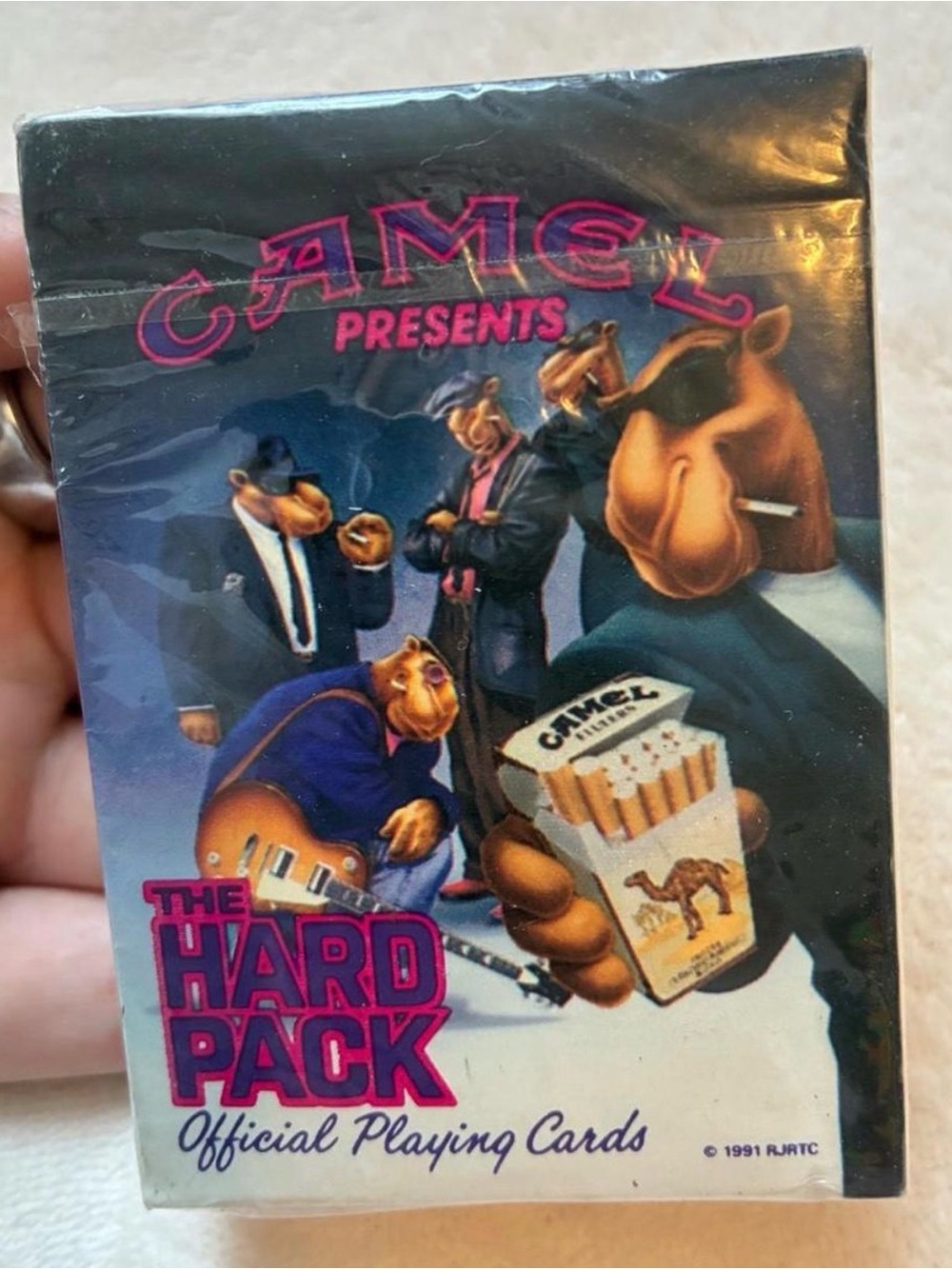 Vintage Sealed Collectible 90s Camel the hard pack playing cards